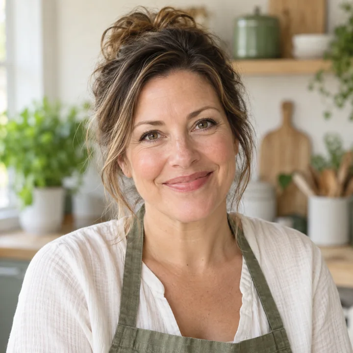 KI-generiertes Porträt der fiktiven Rezeptautorin Clara