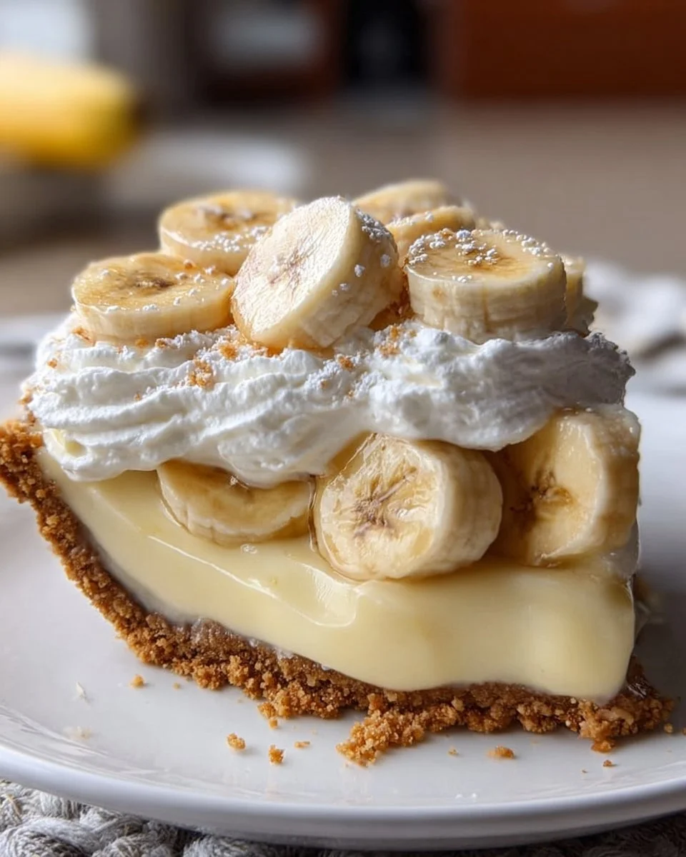 Bananencreme-Pie-Glück Rezept