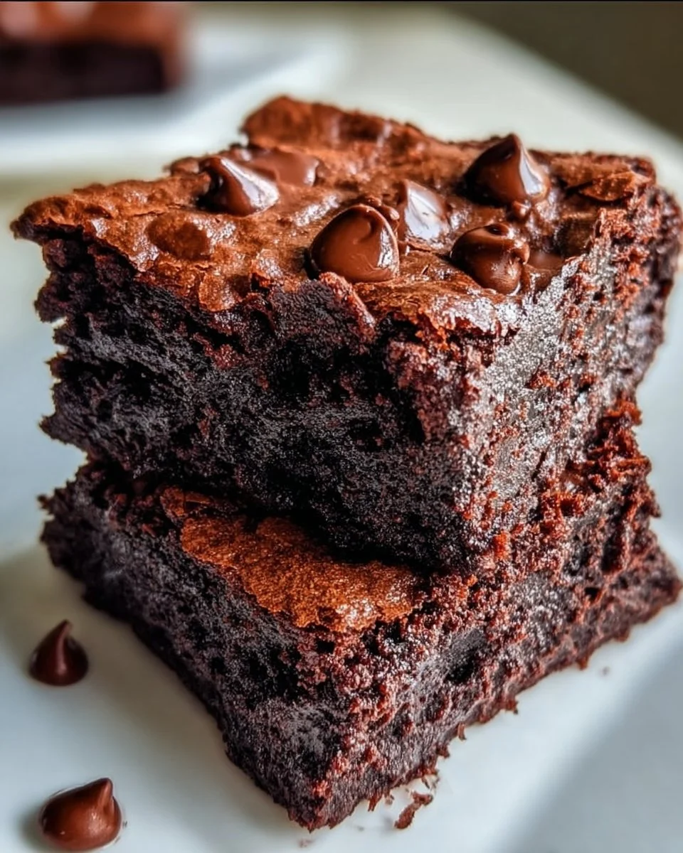 Einfache zuckerfreie Brownies mit griechischem Joghurt