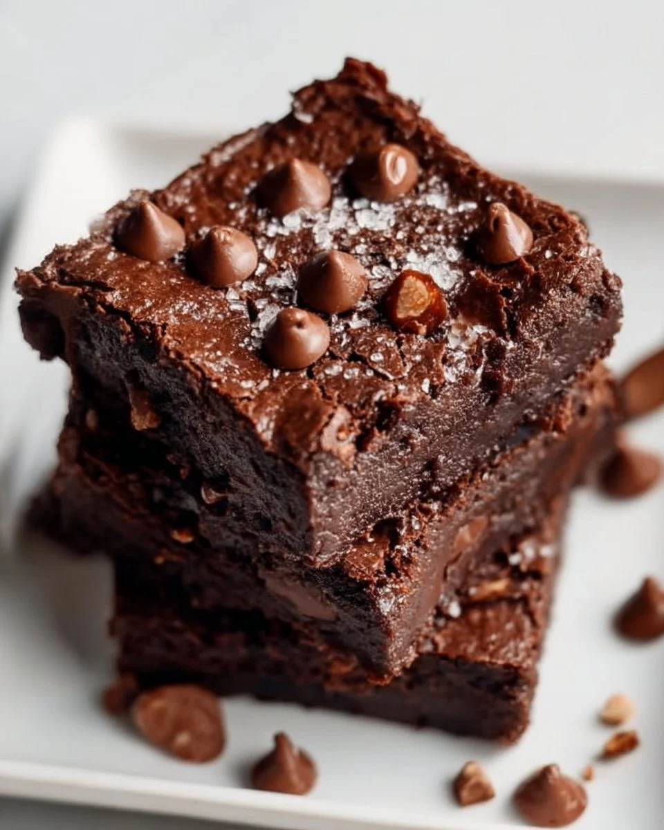 Griechischer Joghurt Fudge Brownies