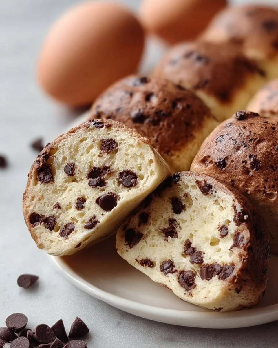 Proteinreiche 10-Minuten Schoko-Brötchen