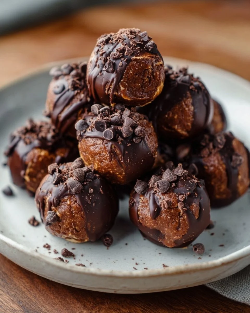Schokoladige Protein-Bites