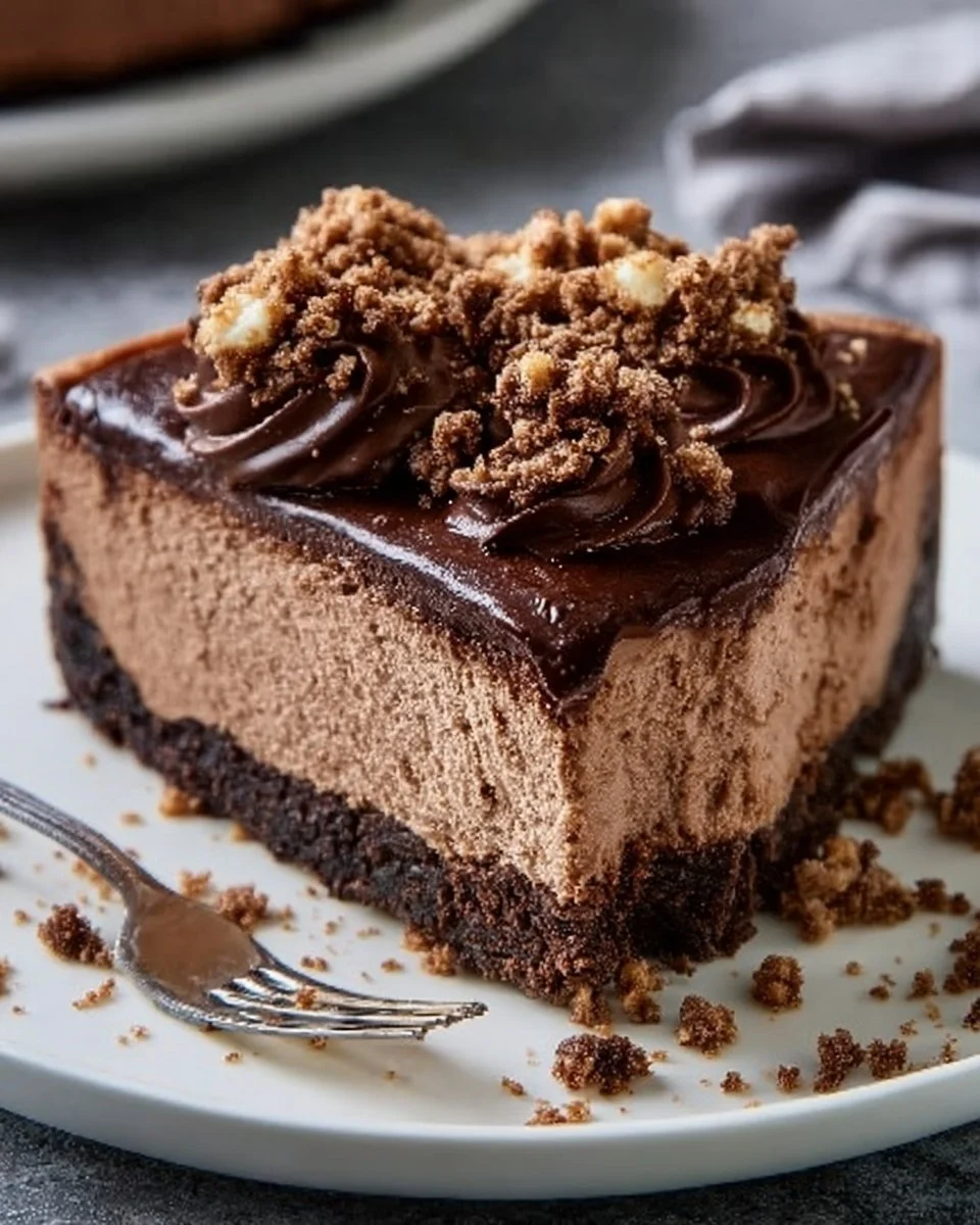 Bester Schoko Käsekuchen mit Streuseln ohne Boden