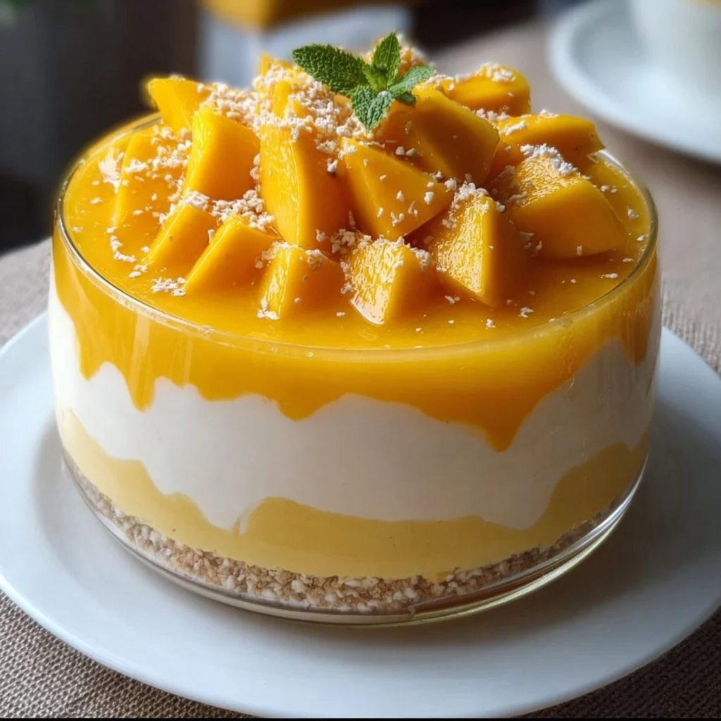 Cremige Mango-Mousse