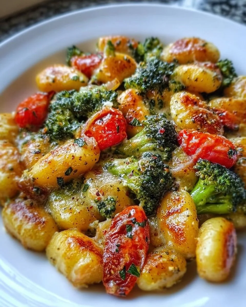 Gnocchi Pfanne mit Brokkoli und Tomaten