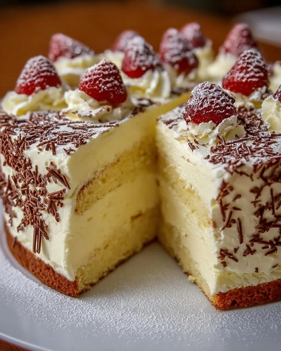 Leckerer Sahnekuchen aus Italien Rezept