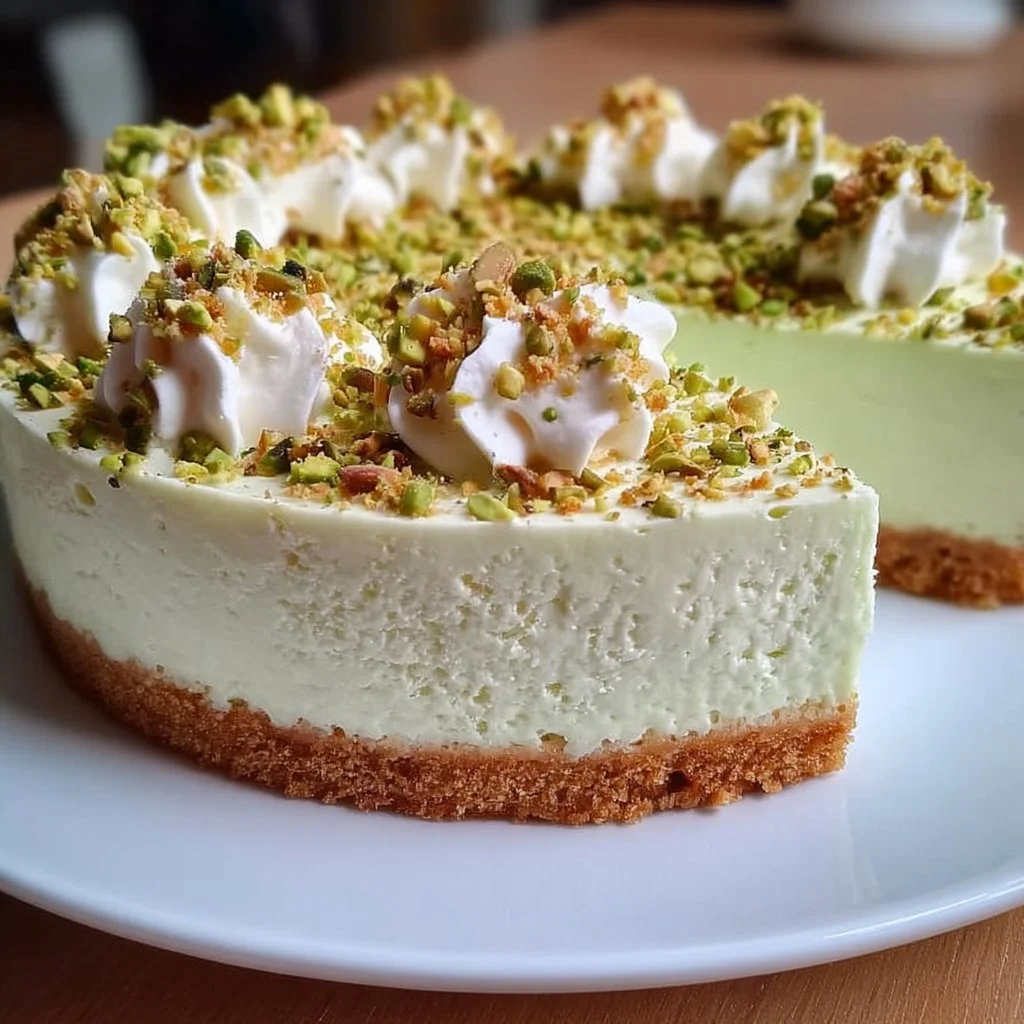 Pistazien-Käsekuchen ohne Backen