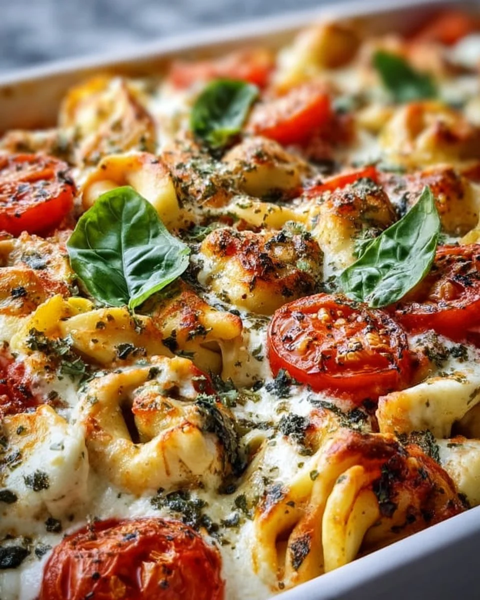 Tortellini-Auflauf Mit Tomaten