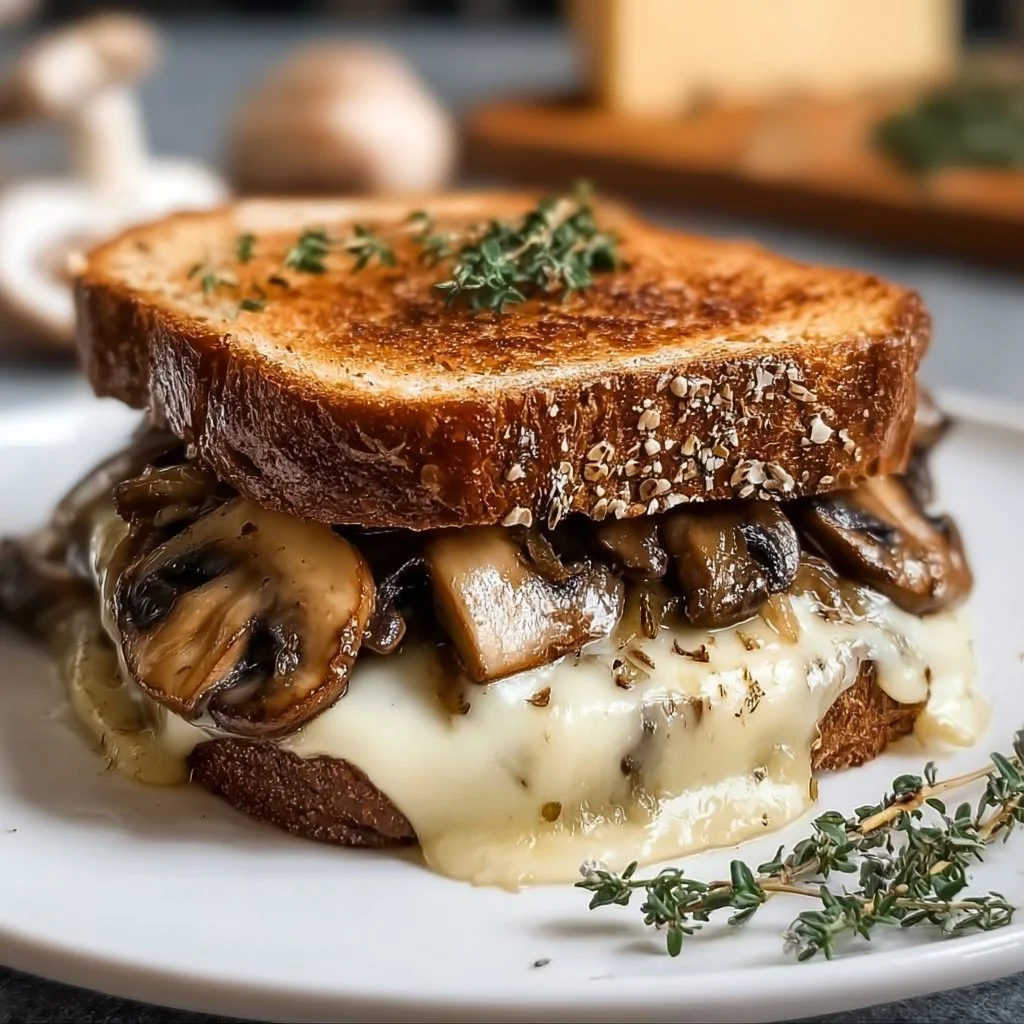Ultimatives Schweizer Pilzschmelz-Sandwich Rezept