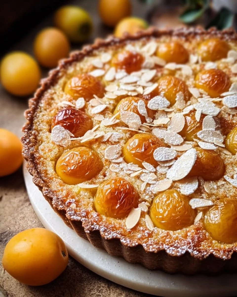 Elsässische Mirabellentarte mit Frangipane