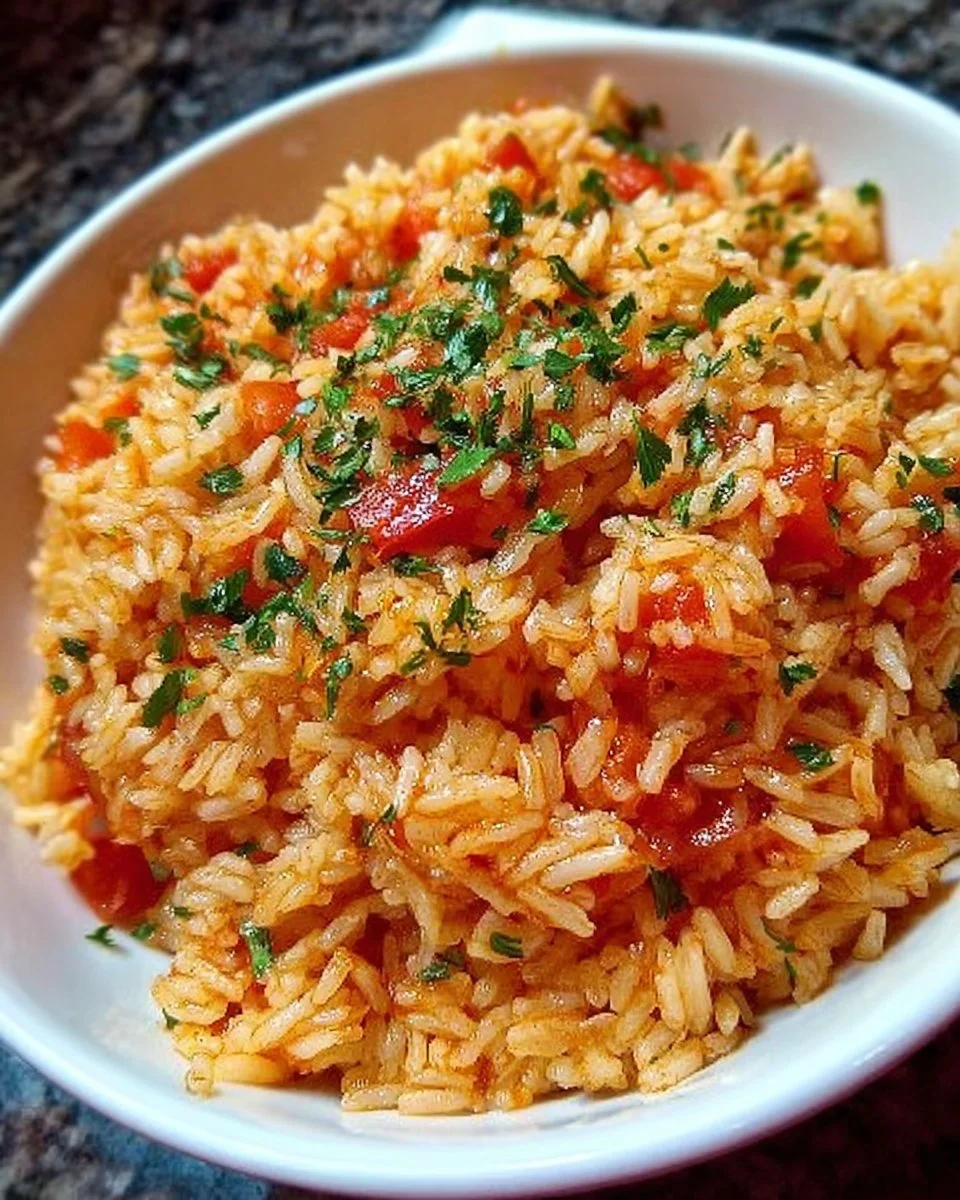 Griechischer Reis mit Tomaten