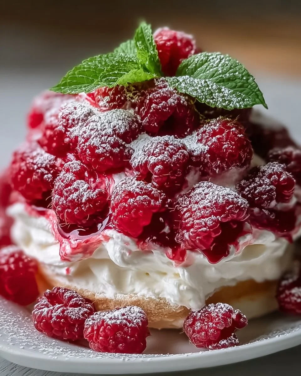 Himbeerwolke mit Mascarponecreme
