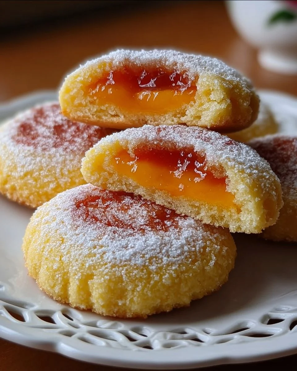Italienische Pfirsichkekse