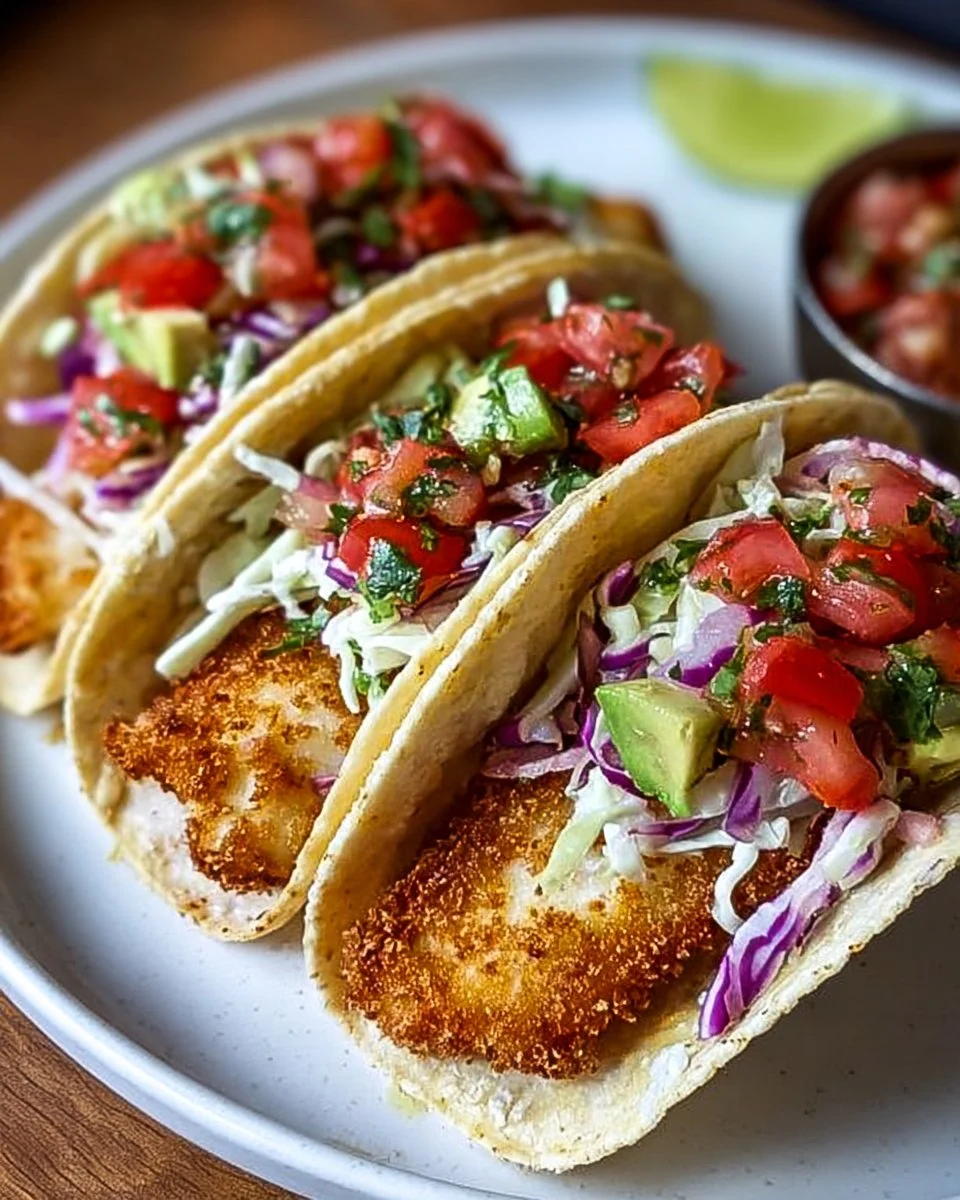 Knusprige Fisch-Tacos