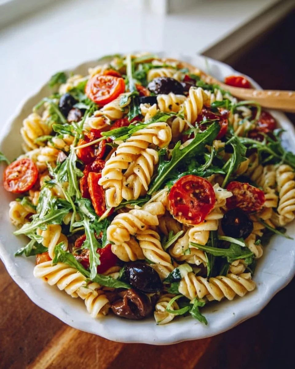 Mediterraner Nudelsalat