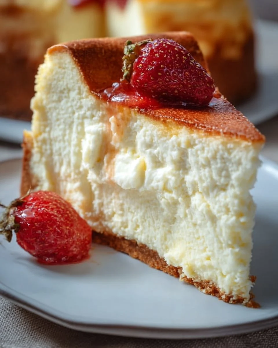 mein klassischer kleiner Käsekuchen