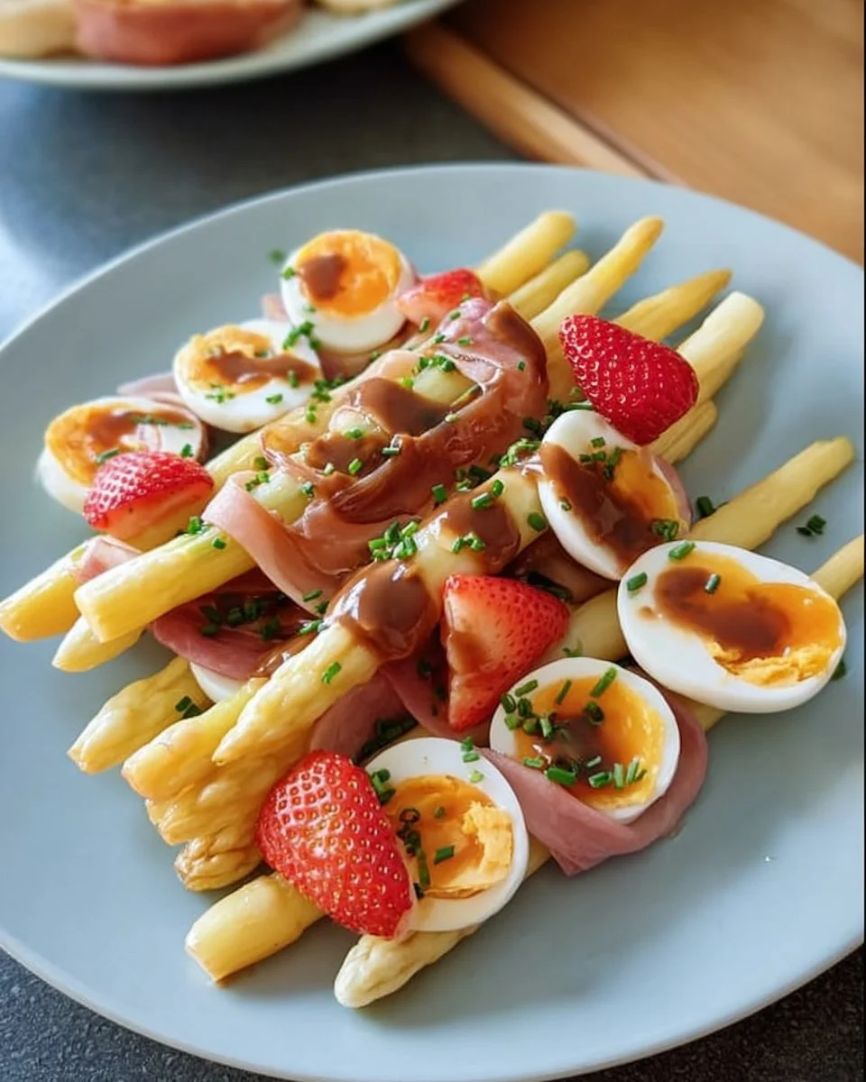 Spargelsalat mit Ei
