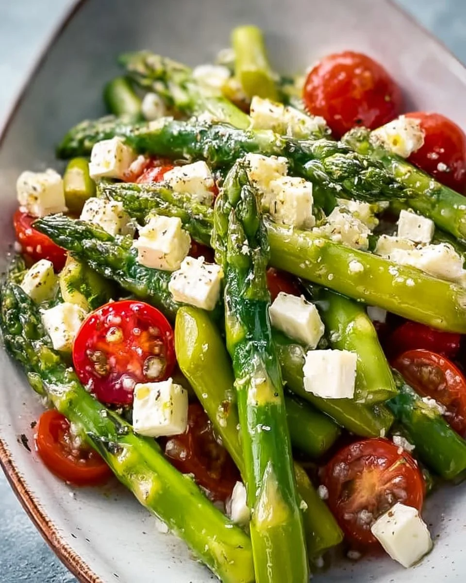 Spargelsalat mit Feta