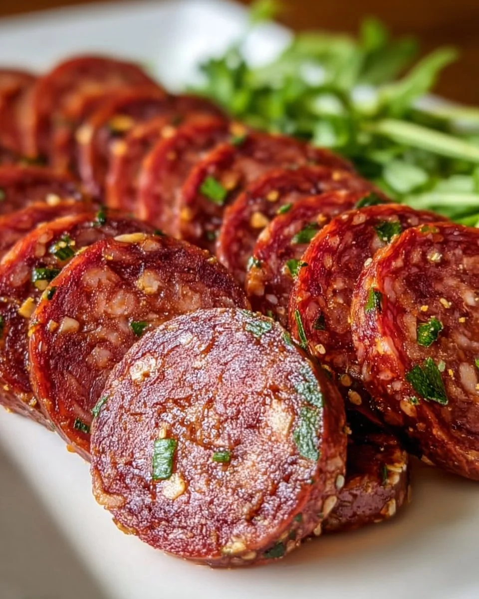 Veganer Salami