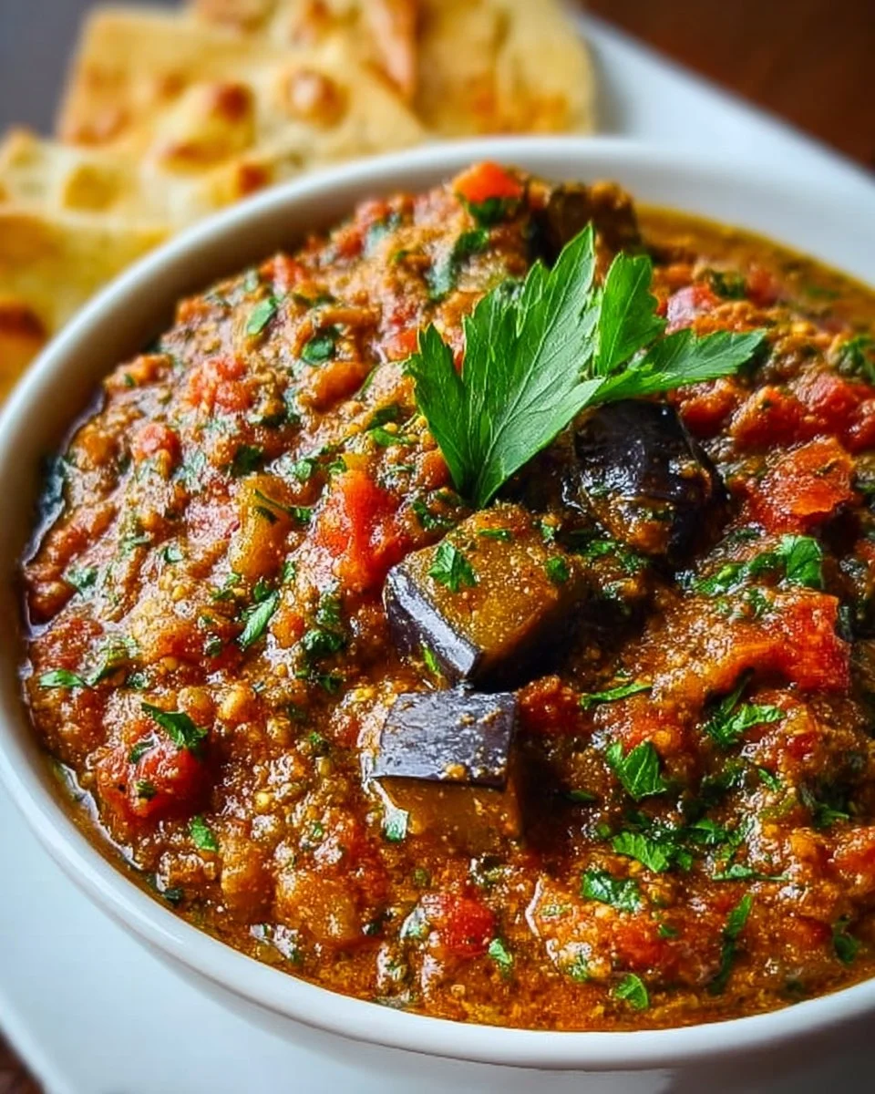 Zaalouk – Marokkanischer Auberginen-Tomaten-Dip
