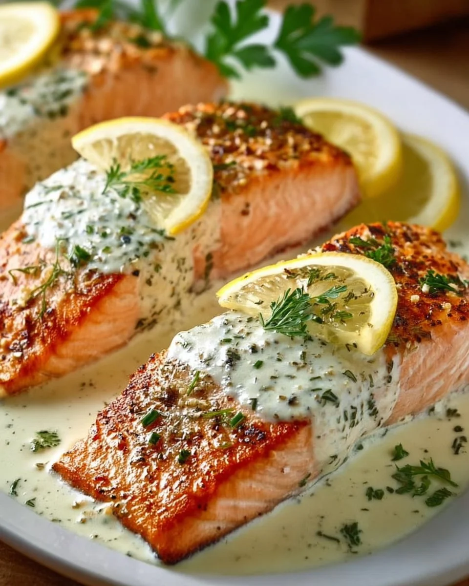 Cremiges Lachsfilet aus dem Ofen – saftig &amp; einfach