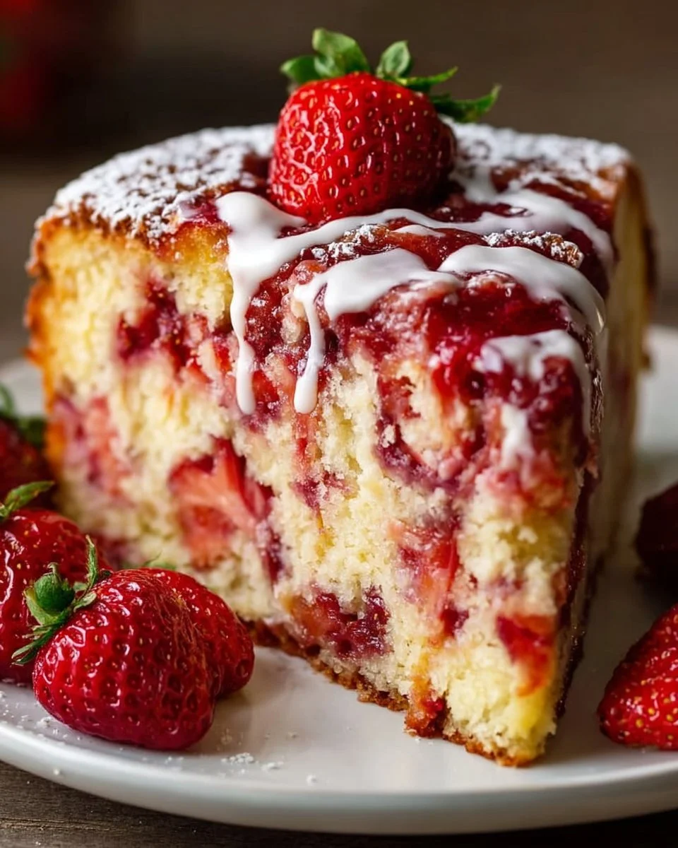Erdbeere-Erdbeben-Kuchen – einfach &amp; spektakulär