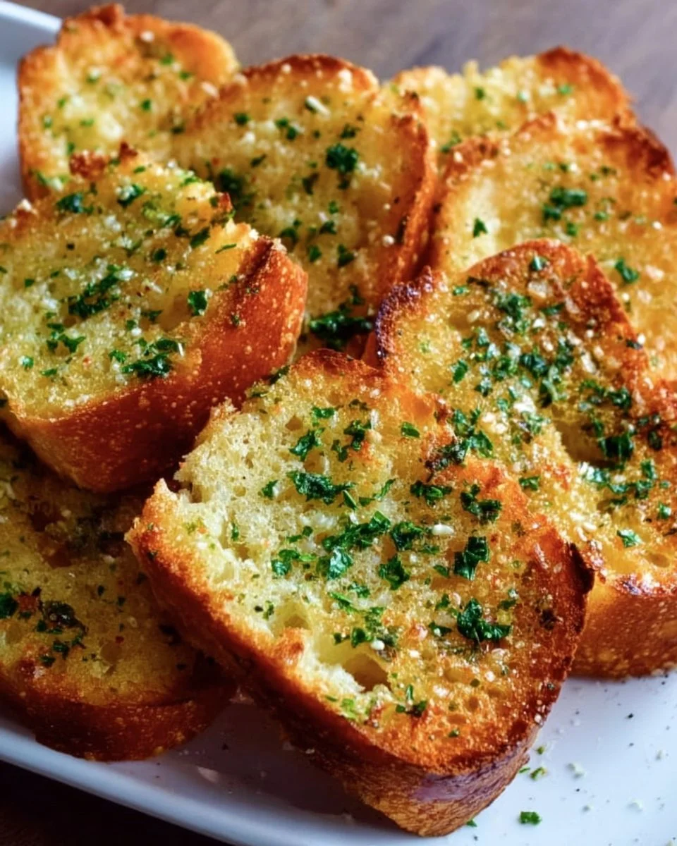Hausgemachtes Knoblauchbrot – schnell, knusprig &amp; aromatisch