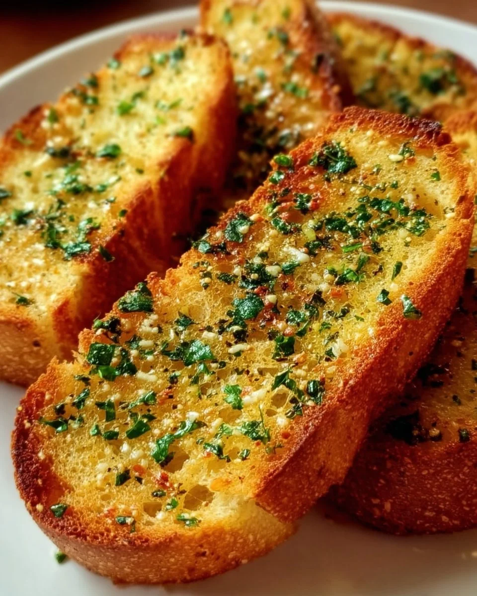 Hausgemachtes Knoblauchbrot – schnell, knusprig &amp; aromatisch