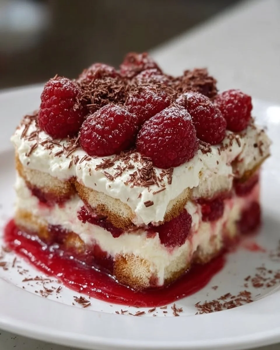 Himbeer Tiramisu ohne Backen