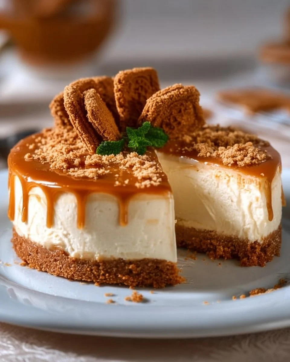 Lotus Cheesecake ohne Backen – cremiger Genuss mit Biscoff-Kick