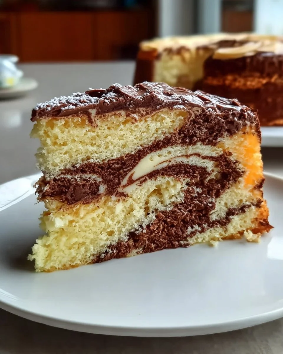 Marmor Schichtkuchen