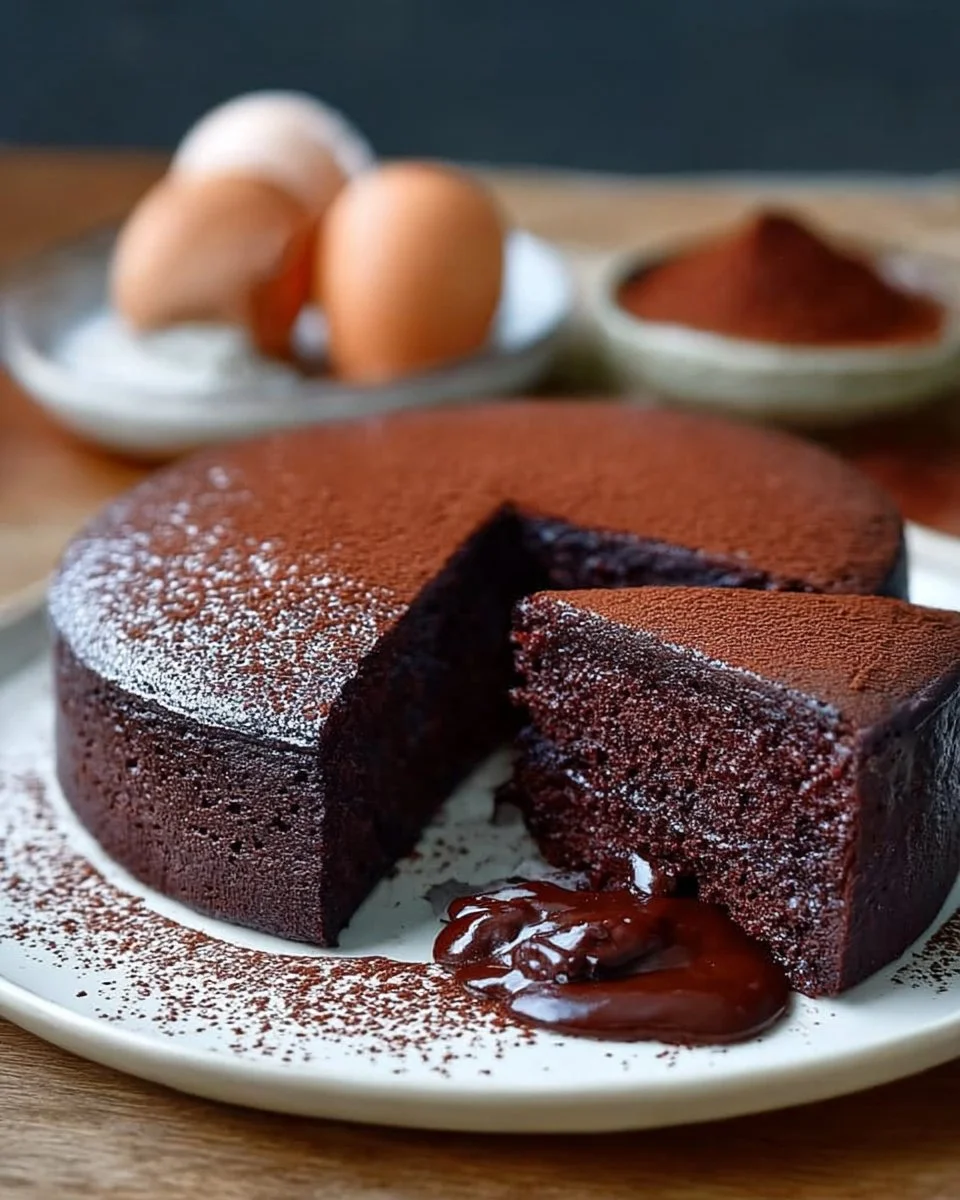 Saftiger Schokokuchen schnell und einfach