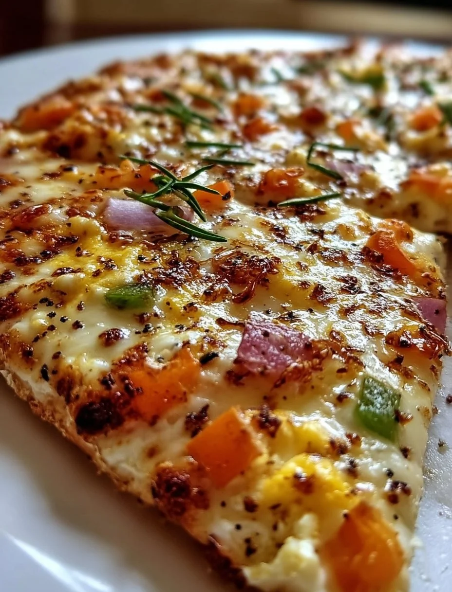 3-Zutaten Hüttenkäse Pizza