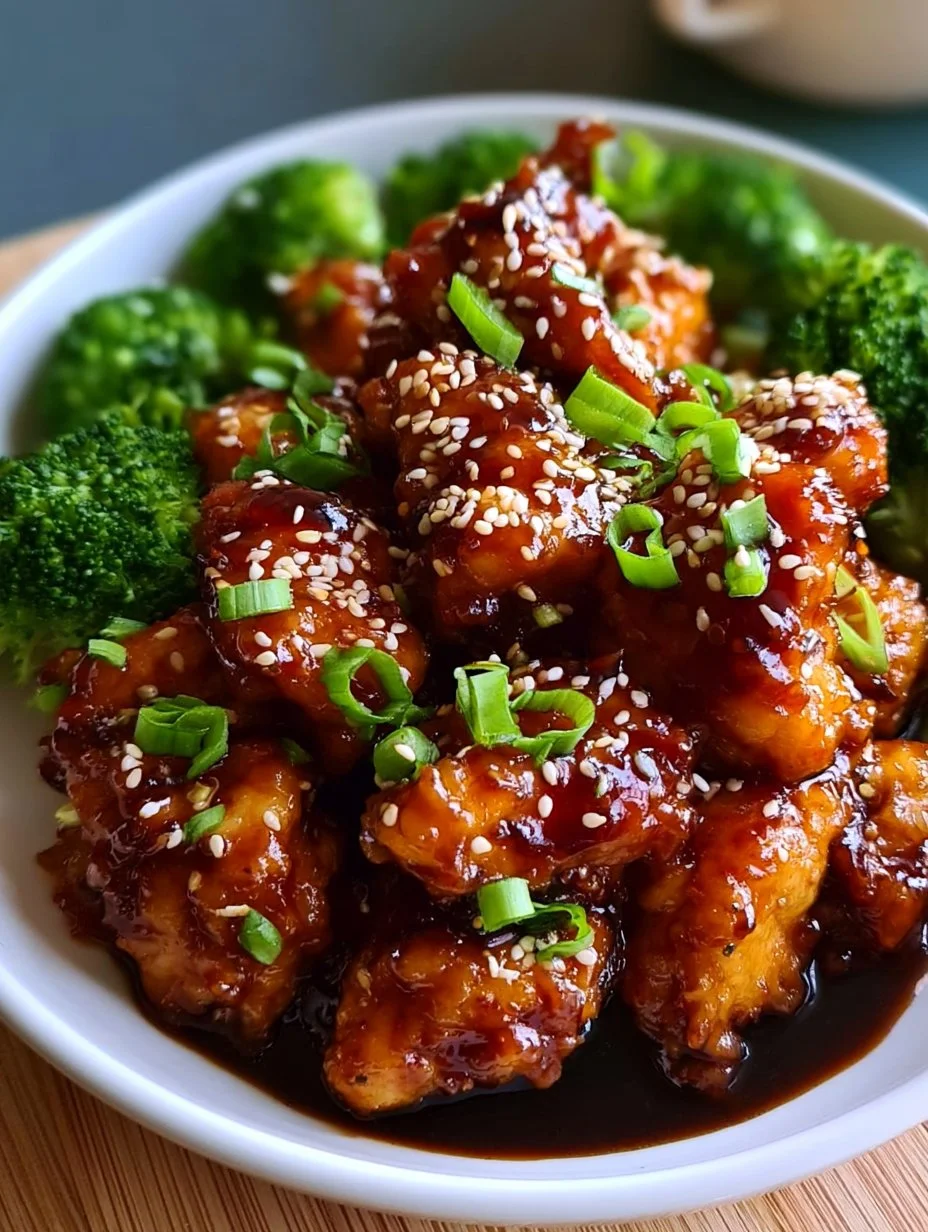 Asiatisches Sesam-Hähnchen mit gesunder, proteinreicher Sauce
