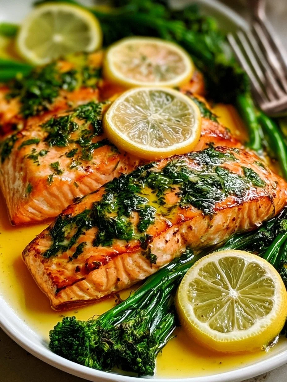 Buttergebackener Lachs mit Broccolini