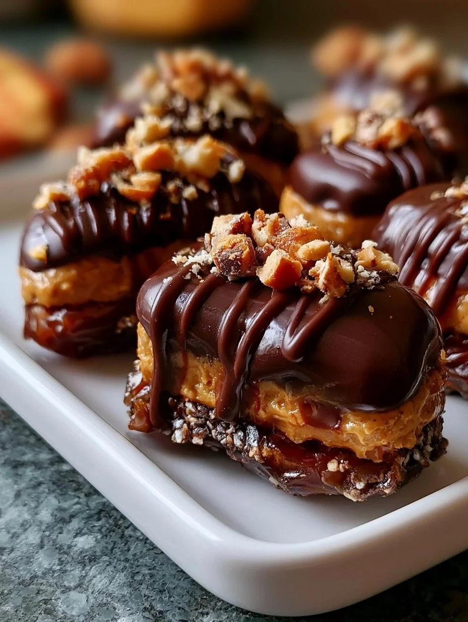 Gesunde Datteln Snickers - Nährstoffreiche Snacks für ein gesundes Leben