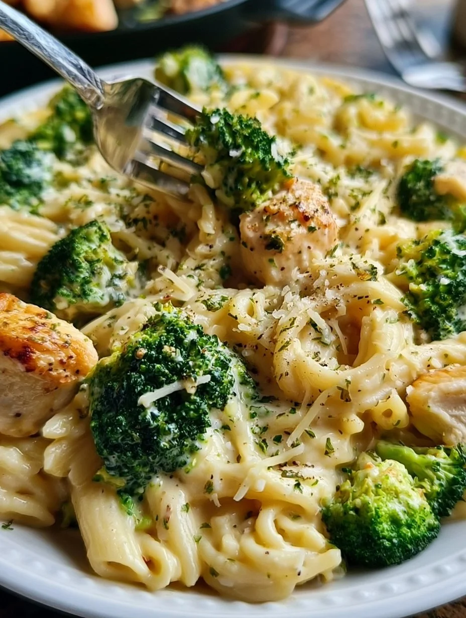 Hähnchen Brokkoli Pasta cremig