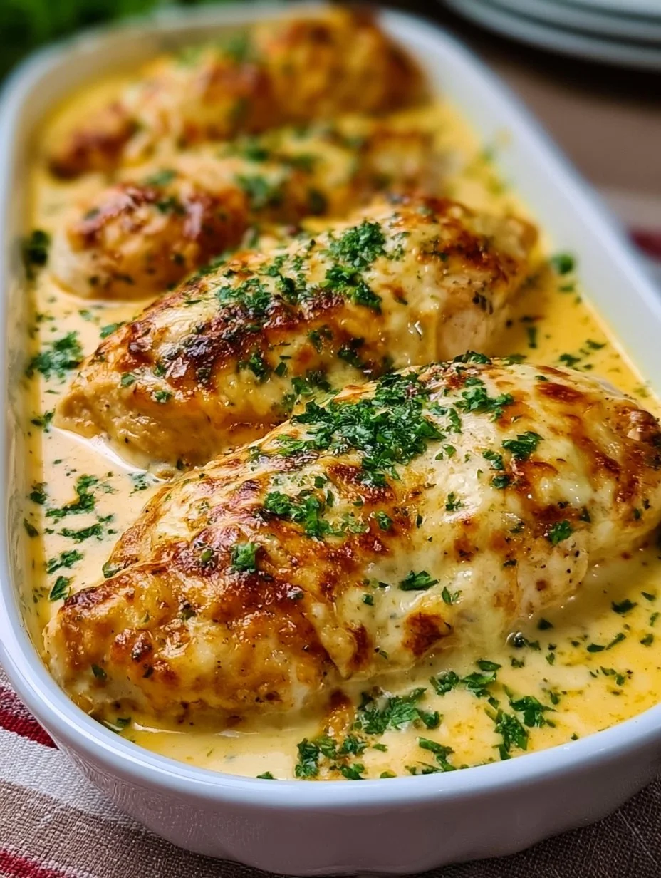 Hähnchenbrust in Frischkäse-Sauce