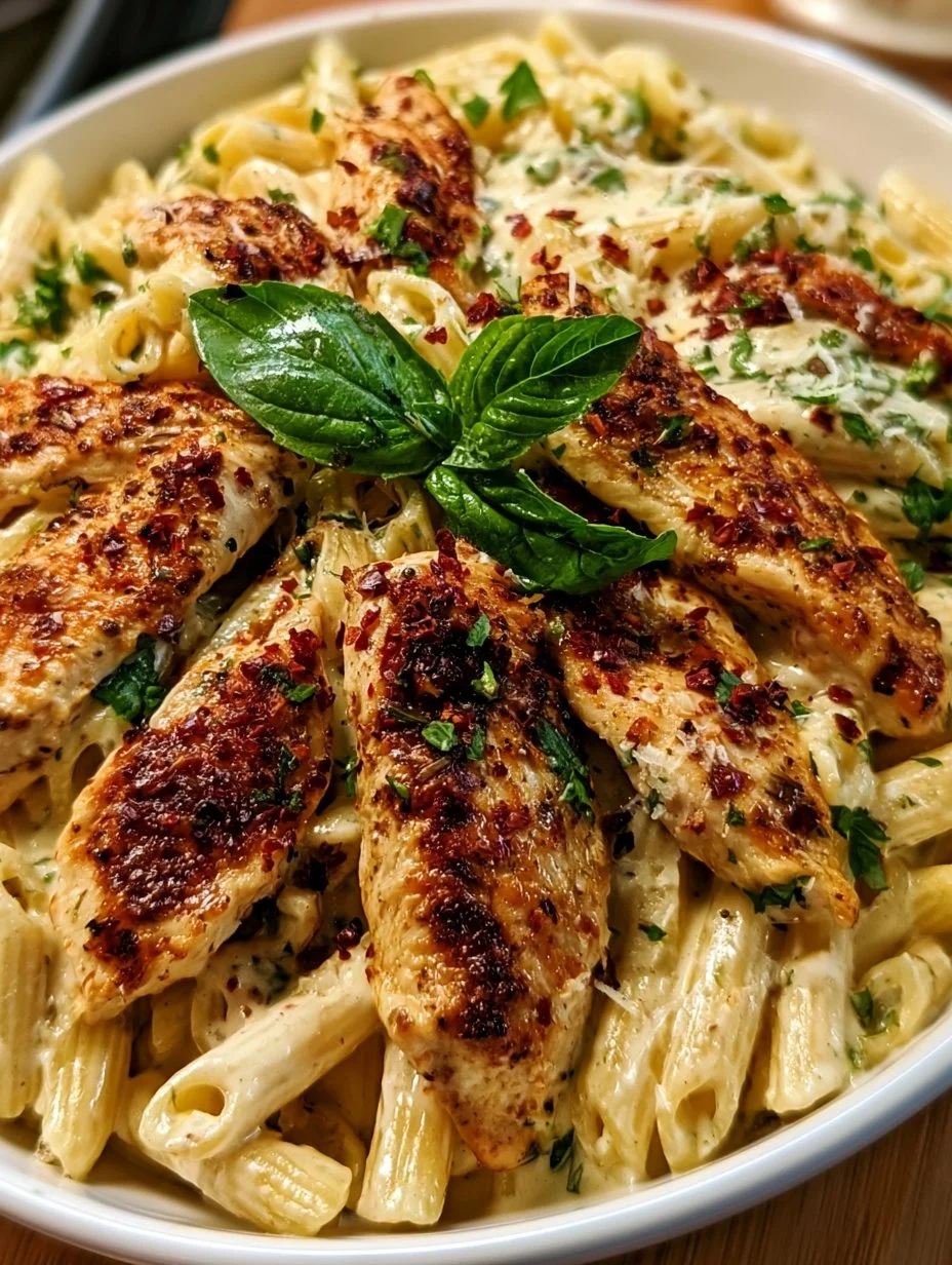 Heiratsantrag Hähnchen Pasta