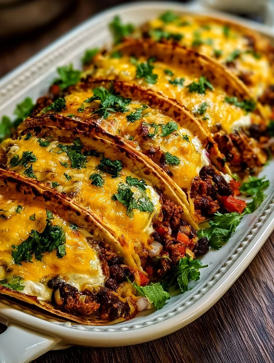 Käse-Tacos aus dem Ofen