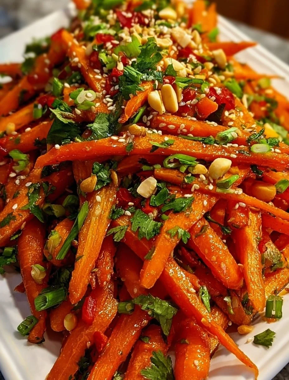 Knuspriger Asiatischer Karottensalat