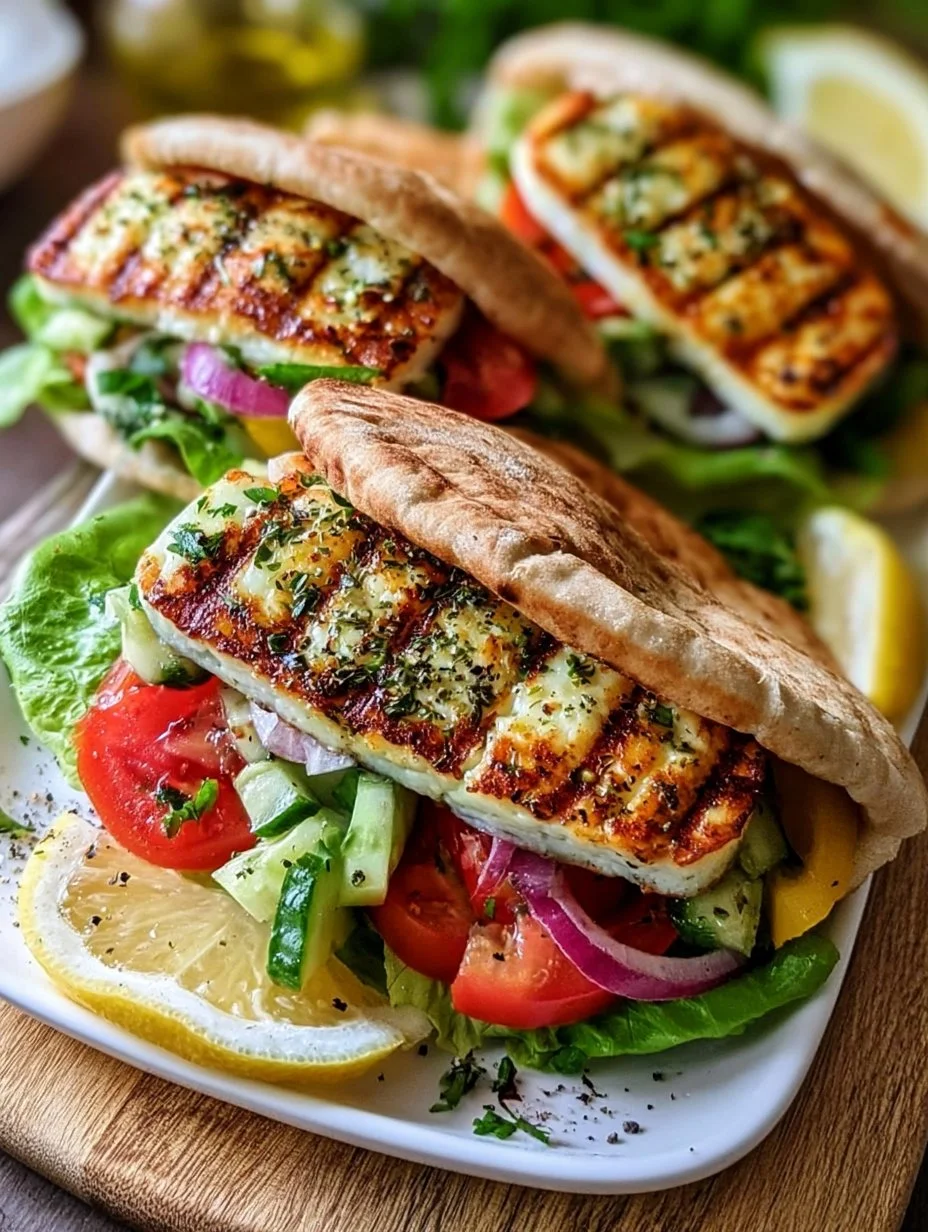 Mediterrane Halloumi-Pitas