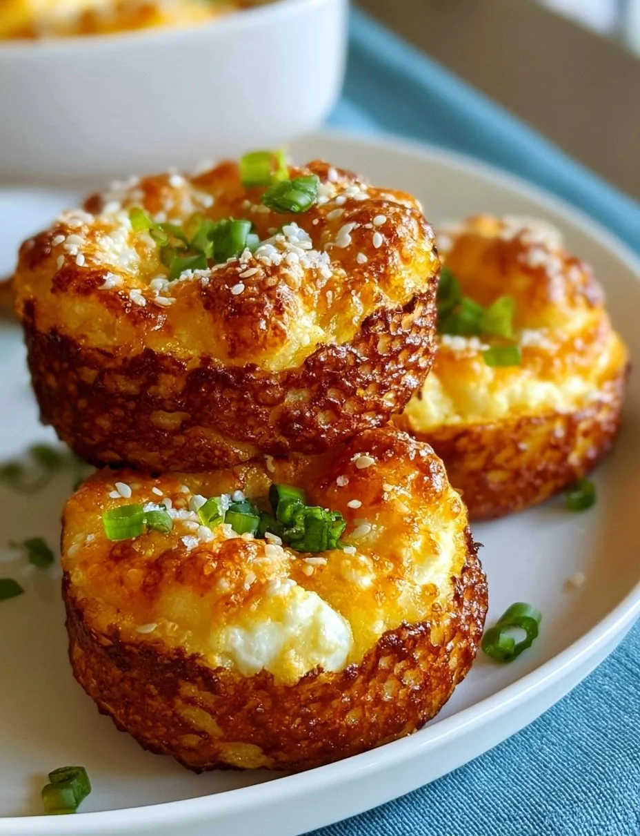 Mozzarella gefüllte Brezeln