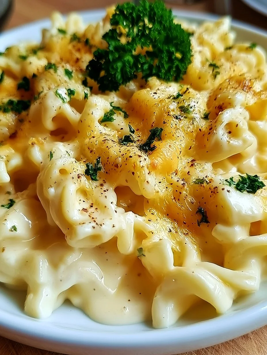 Nudeln in Käse Sahne-Soße