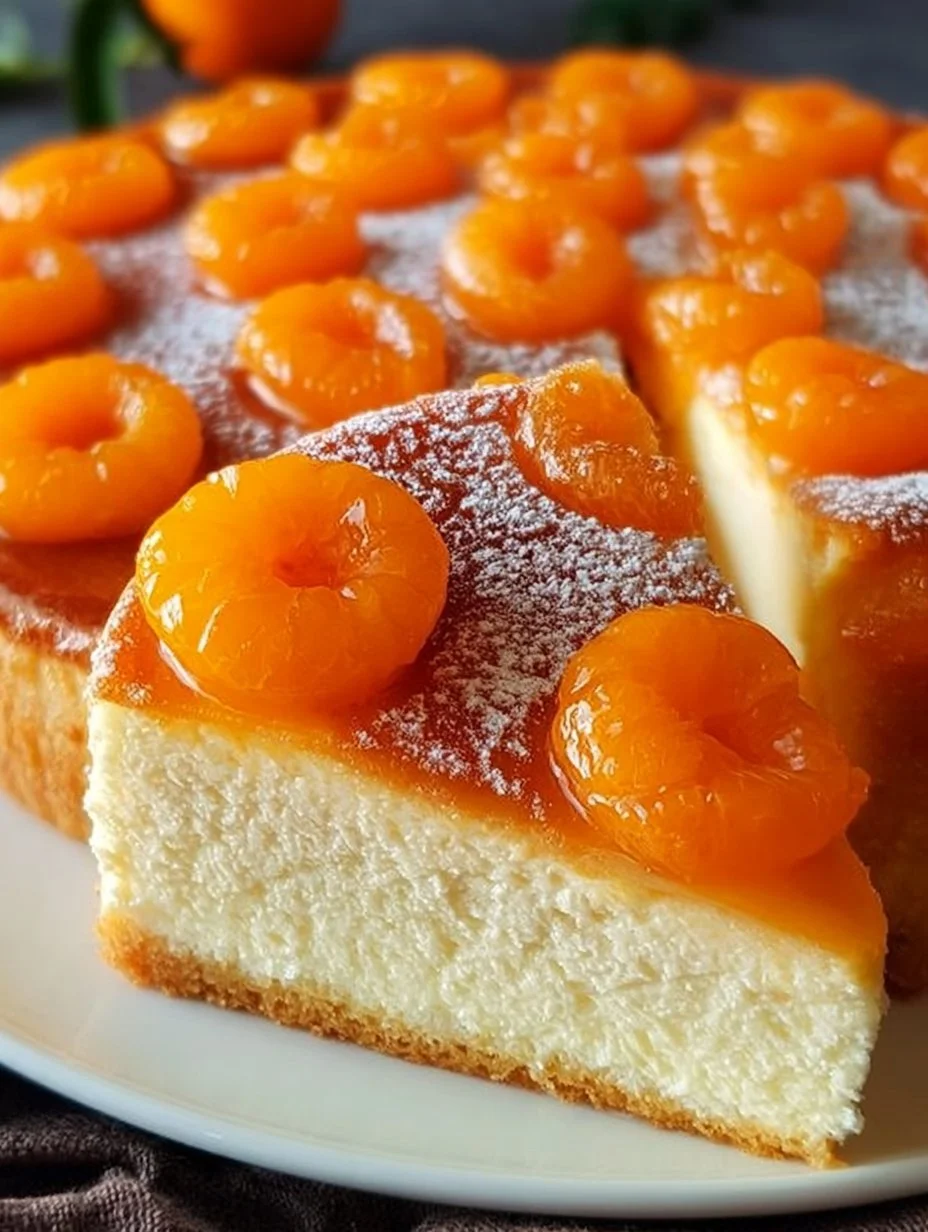 Quarkkuchen mit Mandarinen