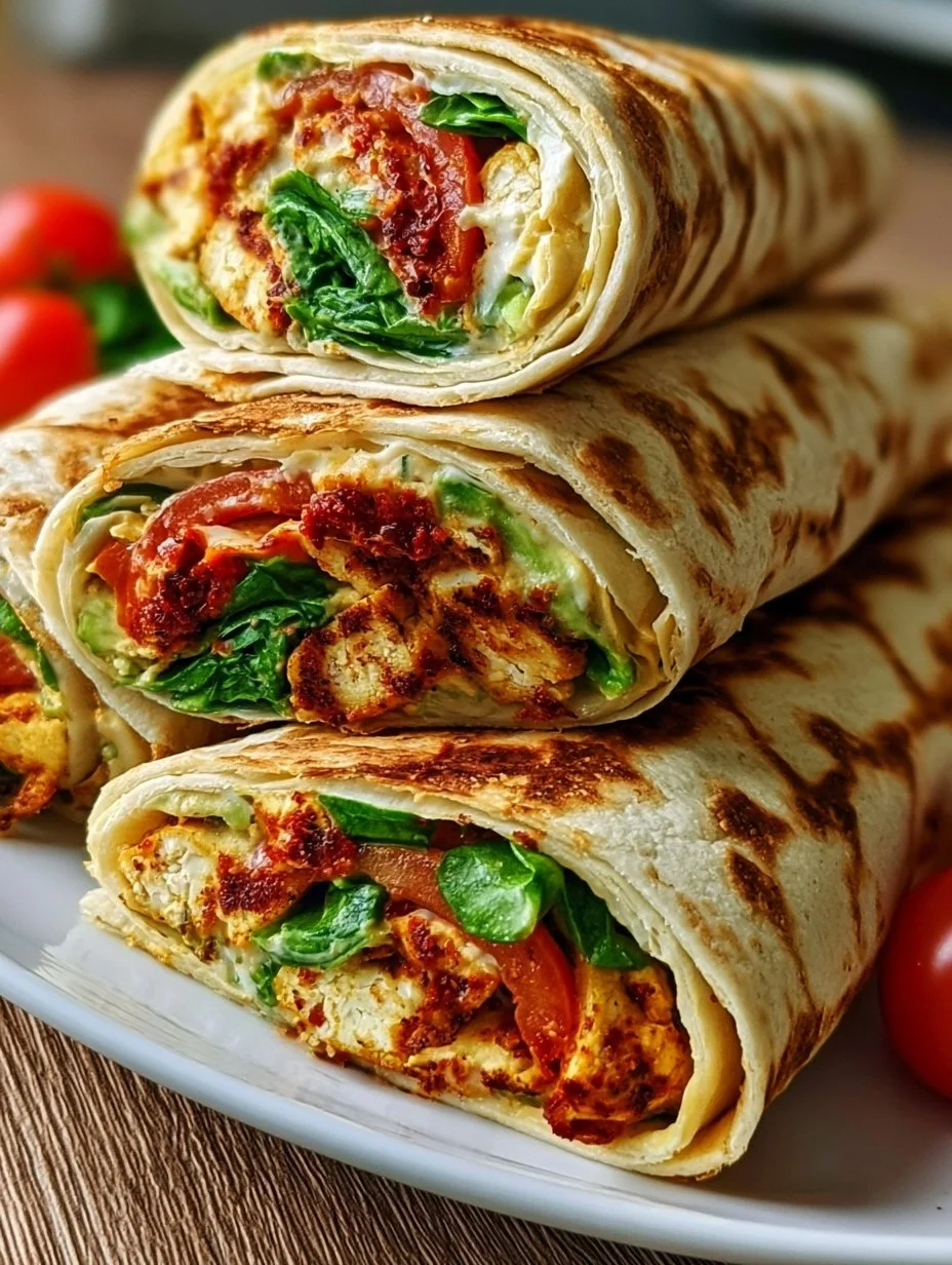 Selbstgemachte Proteinwraps