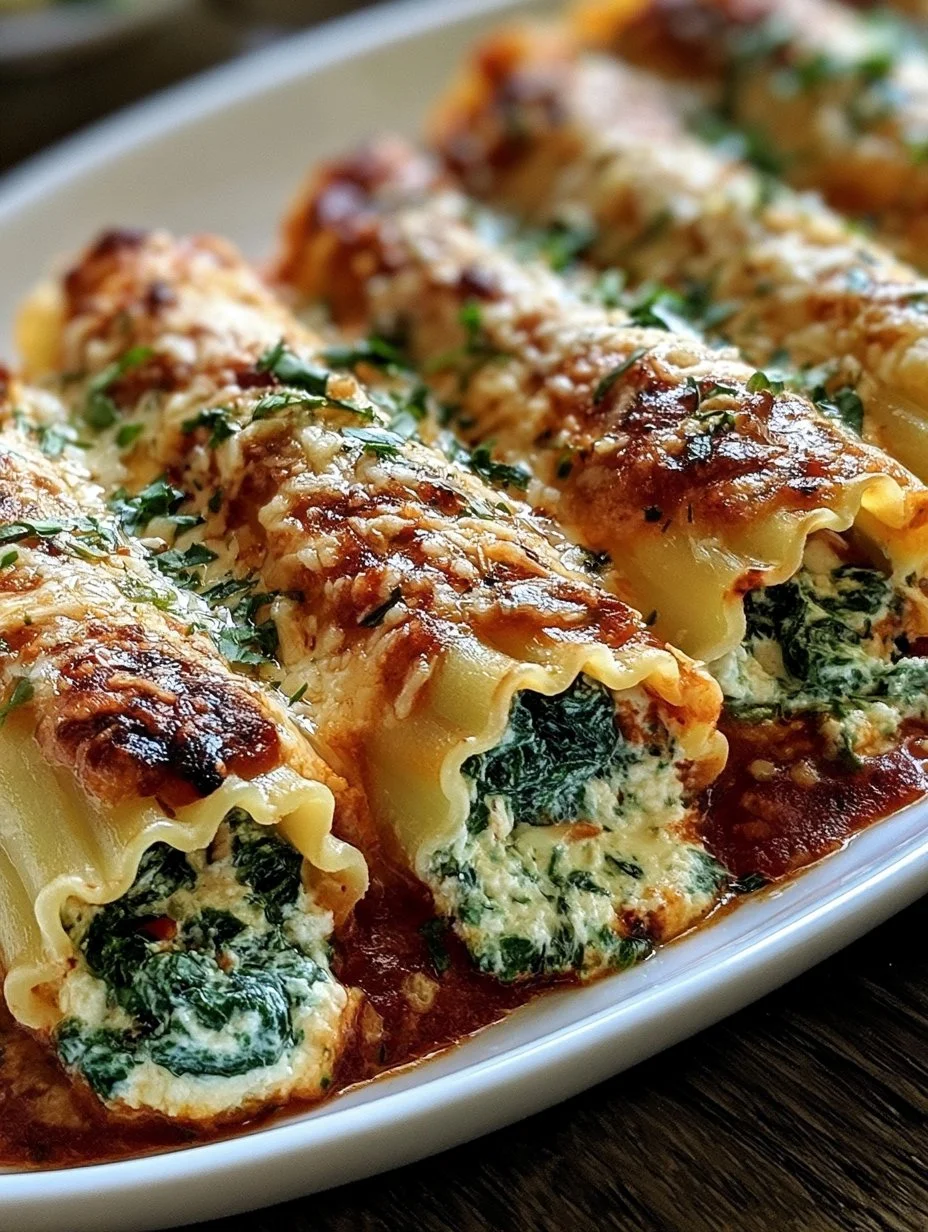 Spinat- Ricotta Cannelloni