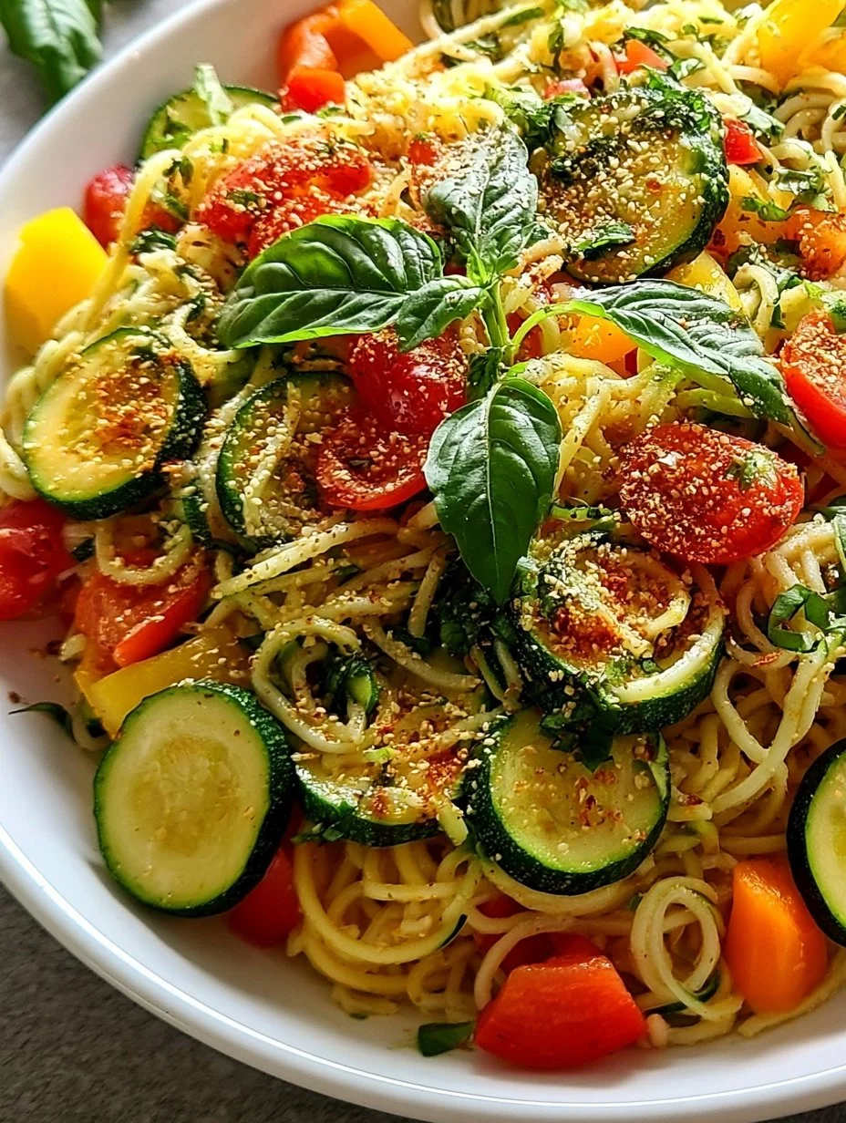 Vegetarische Zucchini-Nudeln