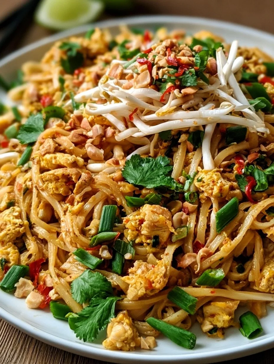 Würziges Hähnchen-Pad-Thai