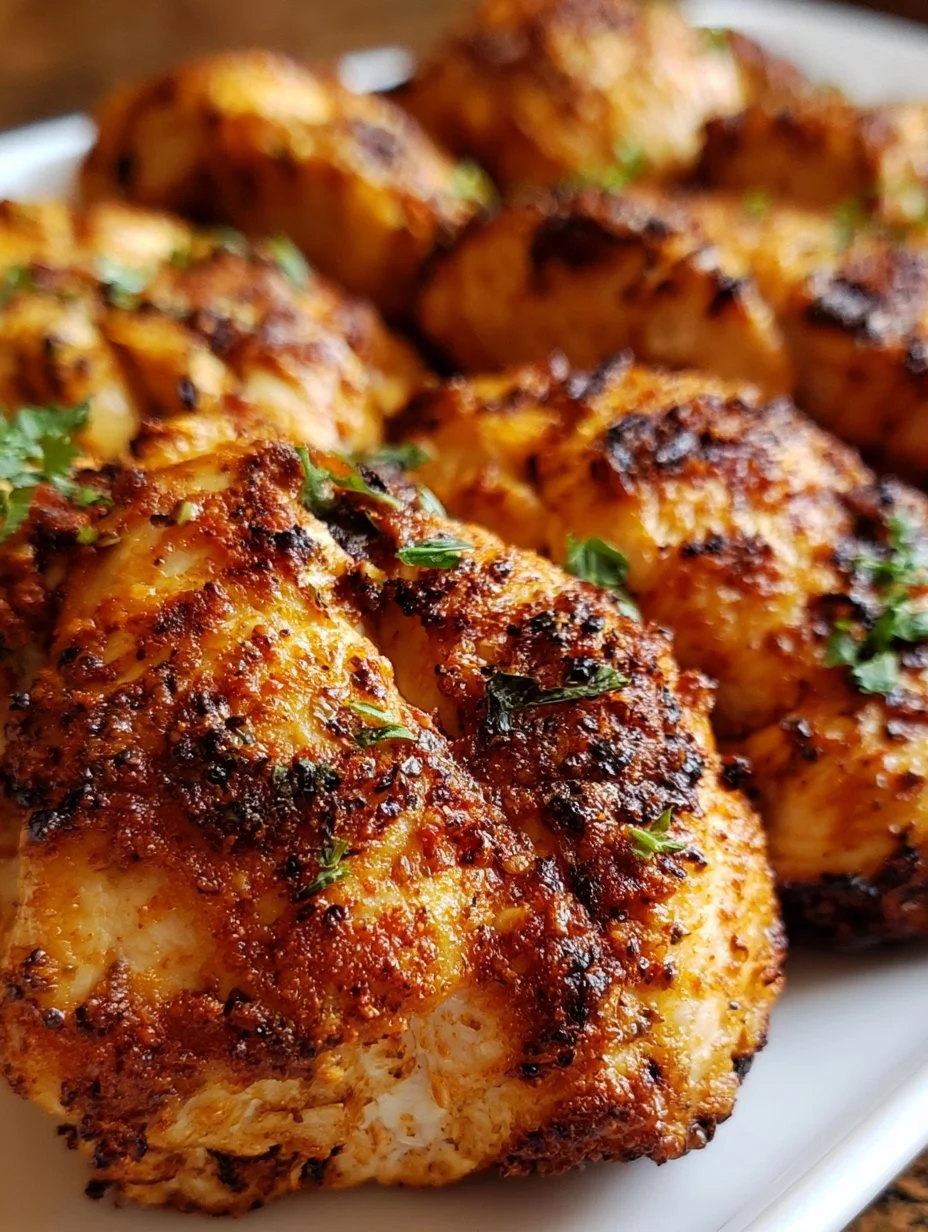 Knuspriges Airfryer Hähnchen, perfekt zubereitet für ein schnelles Abendessen